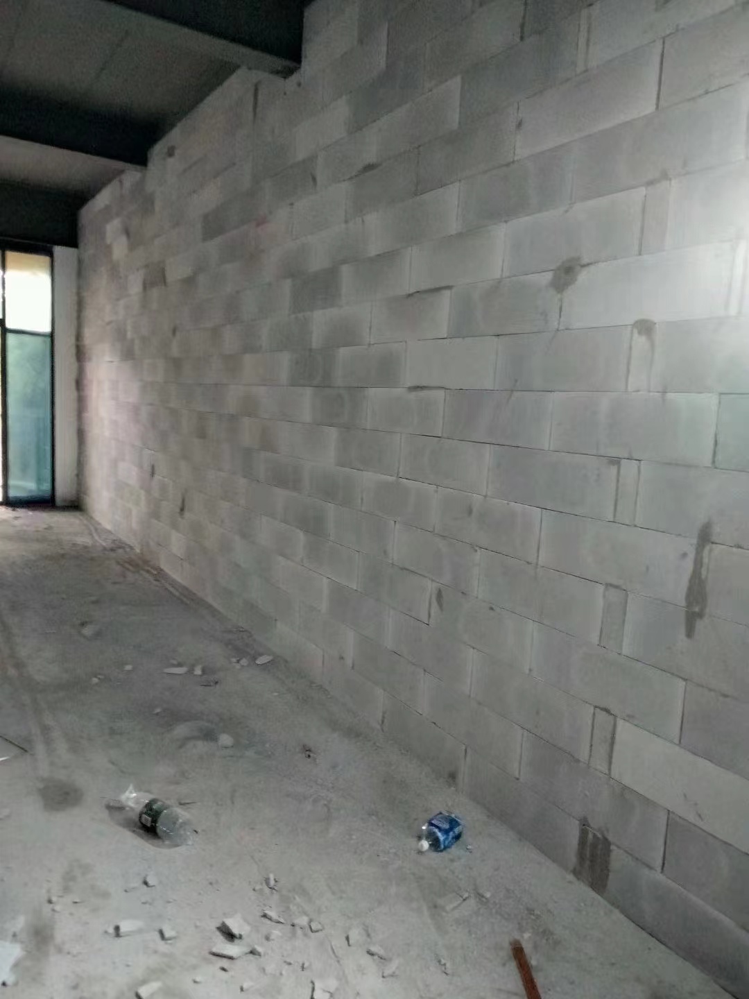 轻质砖隔墙现场展示1