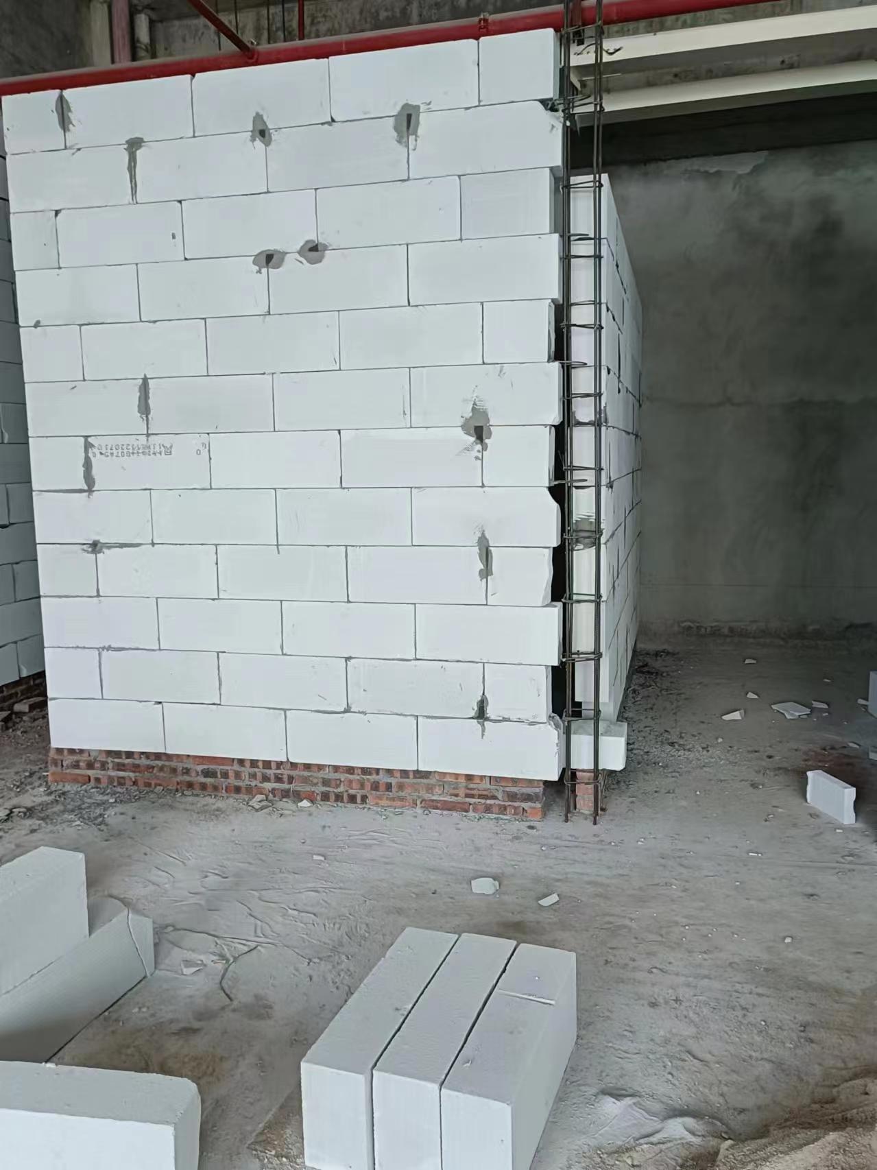 轻质砖隔墙现场展示7